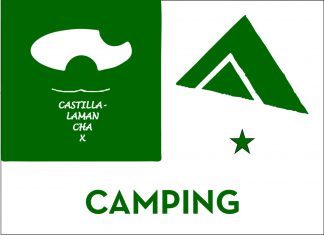 Placa Camping Castilla la Mancha