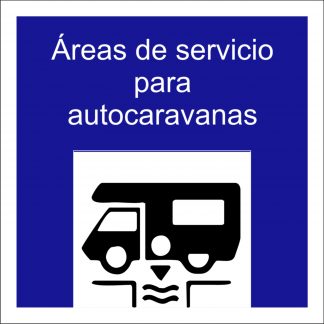 Placa Áreas de Servicio para Autocaravanas Cantabria