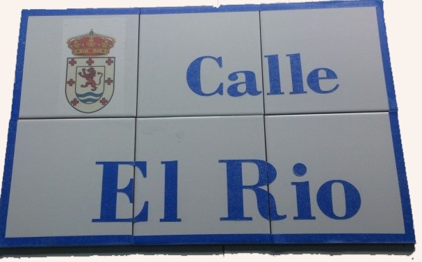 Placas calle azulejos cerámica - Imagen 4